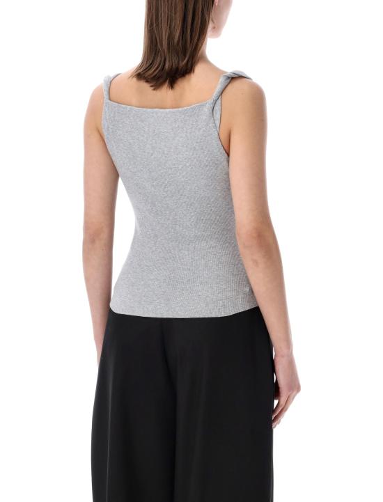 26SS 비비안웨스트우드 민소매 티셔츠 1504000B J009C P001 GREY MELANGE DOM - VIVIENNE WESTWOOD