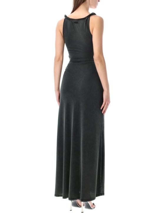 26SS 디젤 D 에스티가 맥시 드레스 A218670EPCJ900A Black - DIESEL