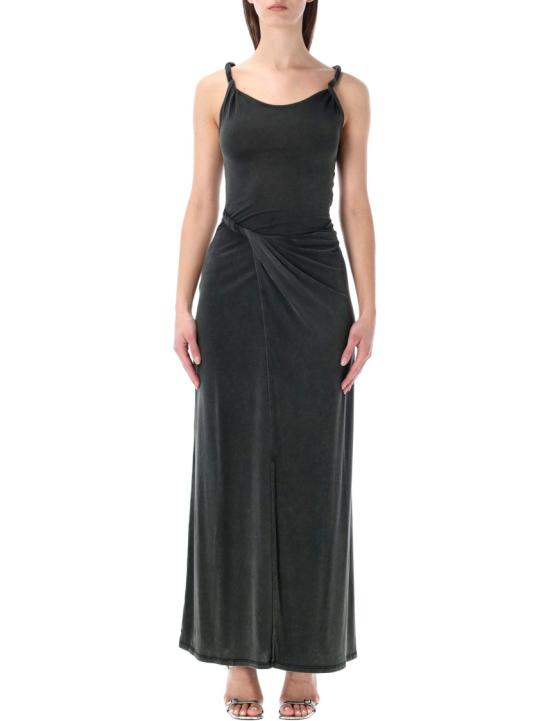 26SS 디젤 D 에스티가 맥시 드레스 A218670EPCJ900A Black