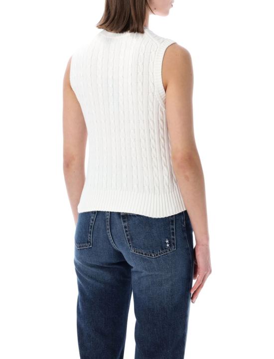 26SS 폴로 랄프로렌 민소매 티셔츠 211971882001 White - POLO RALPH LAUREN