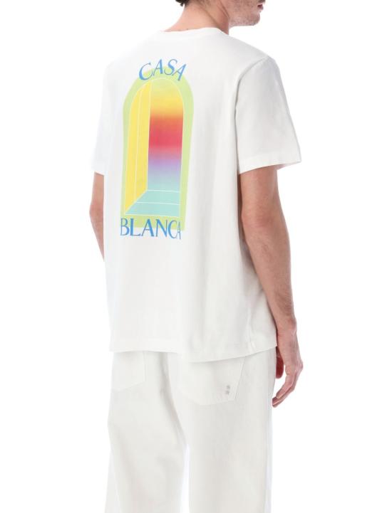 26SS 카사블랑카 반팔 티셔츠 MSP26JTS0011313 White - CASABLANCA