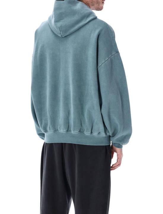 26SS 피어오브갓 후드 티셔츠 192SP266703FFC Blue - FEAR OF GOD