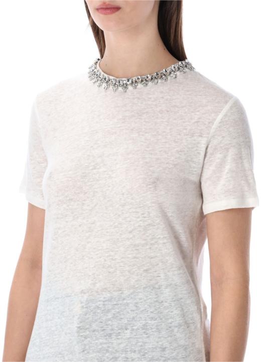 26SS 짐머만 반팔 티셔츠 7913TS26RIVO White - ZIMMERMANN