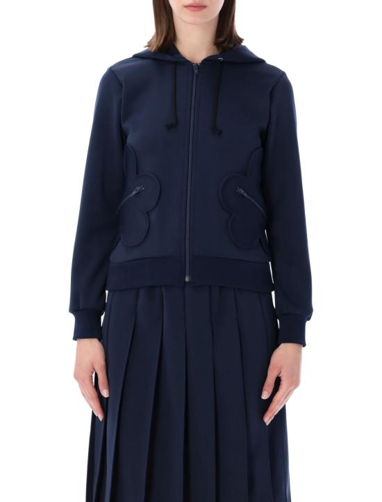 26SS 꼼데가르송 후드 티셔츠 NQT0061 Black