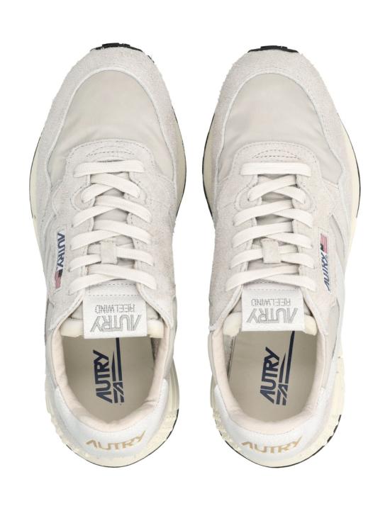 26SS 오트리 릴윈드 로우 나일론 스웨이드 스니커즈 WWLMNC36WP White - AUTRY