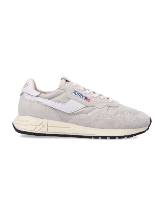 26SS 오트리 릴윈드 로우 나일론 스웨이드 스니커즈 WWLMNC36WP White