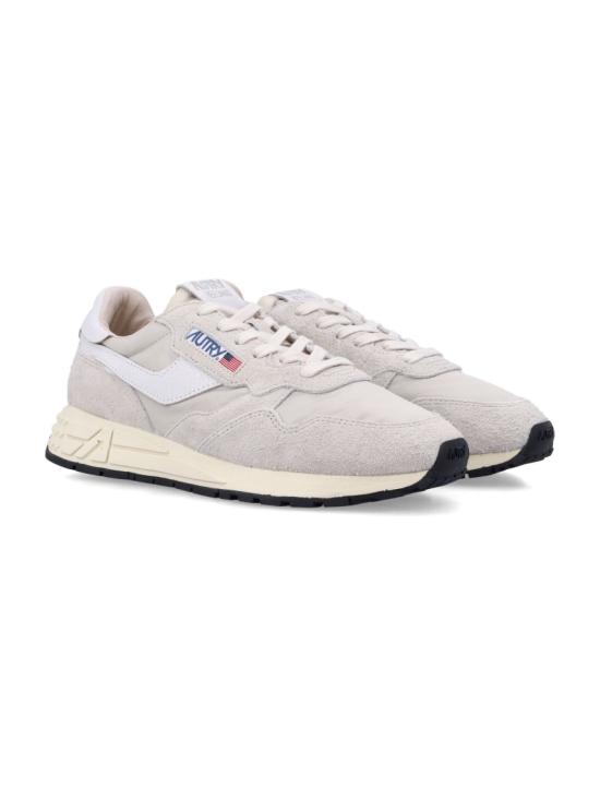 26SS 오트리 릴윈드 로우 나일론 스웨이드 스니커즈 WWLMNC36WP White - AUTRY