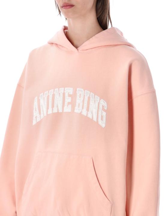  애니빙 후드 티셔츠 A0812315PKI28CORAL PINK Pink - ANINE BING