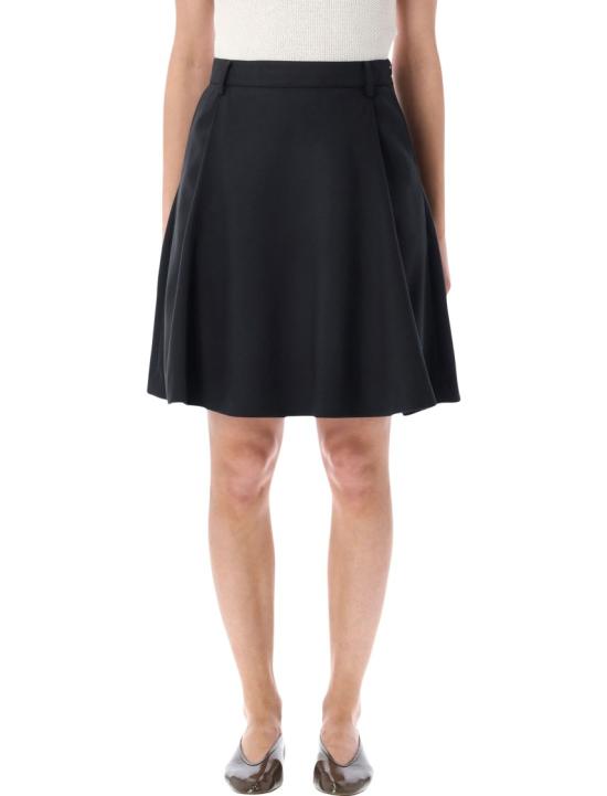 26SS 로우클래식 미디 스커트 LCPS26SK011540001 Black