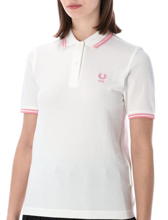 26SS 꼼데가르송 폴로 티셔츠 NQT5222 White - COMME DES GARCONS