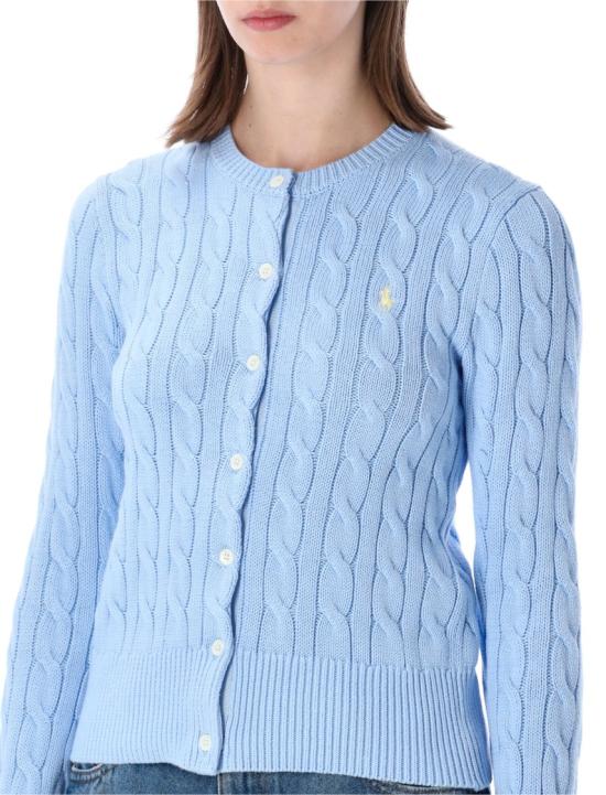 26SS 폴로 랄프로렌 폴로 자수 케이블 니트 가디건 211971868513 Blue - POLO RALPH LAUREN