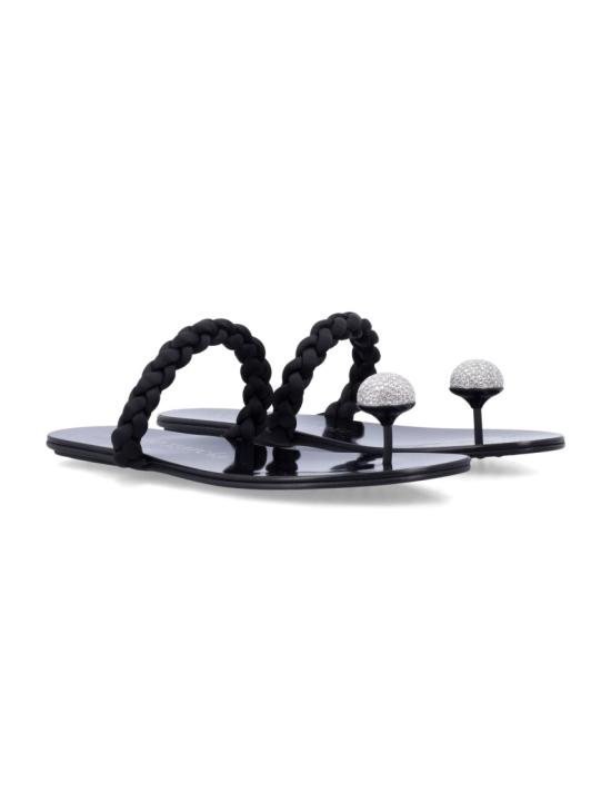 26SS 페드로 가르시아 뮬/슬리퍼 PIPA 02004 Black - PEDRO GARCIA