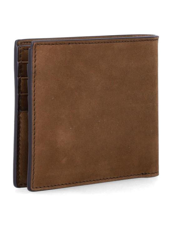 26SS 톰포드 누벅 T 라인 클래식 바이폴드 지갑 Y0228LCL504SEBU Brown - TOMFORD