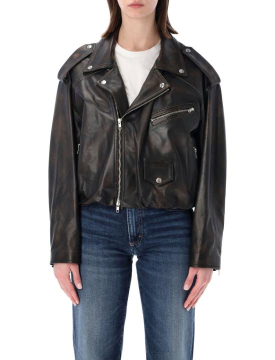 26SS 스워드 바이커 자켓 8203RBORV02 Black