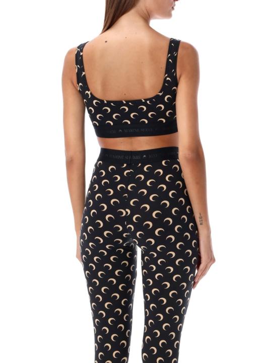 26SS 마린세르 올오버 문 프린트 브라탑 WUW055BCJER0001IT99 Black - MARINE SERRE