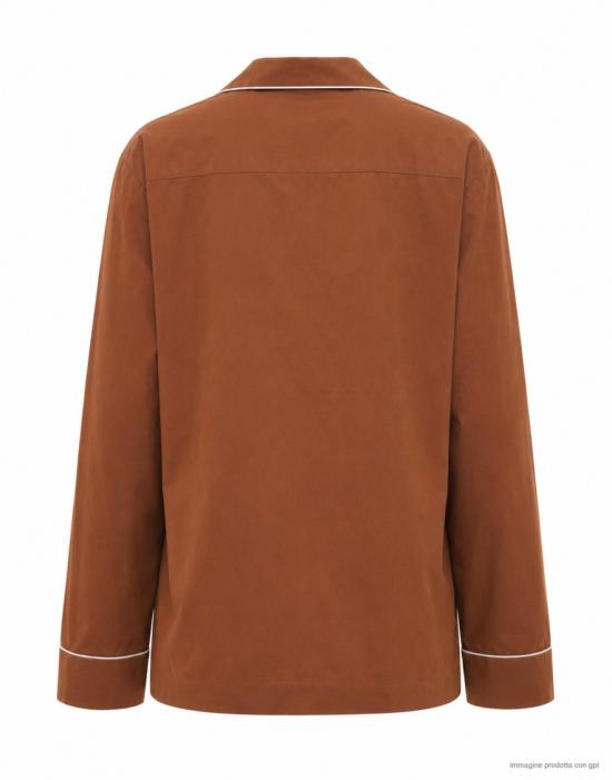 26FW 포르테포르테 블라우스 14832 Brown - FORTE FORTE