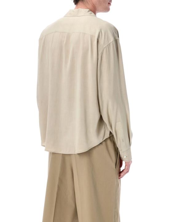 26SS 아미 박시 자수 아미 파리 셔츠 HSH829VI0036229 Neutrals - AMI