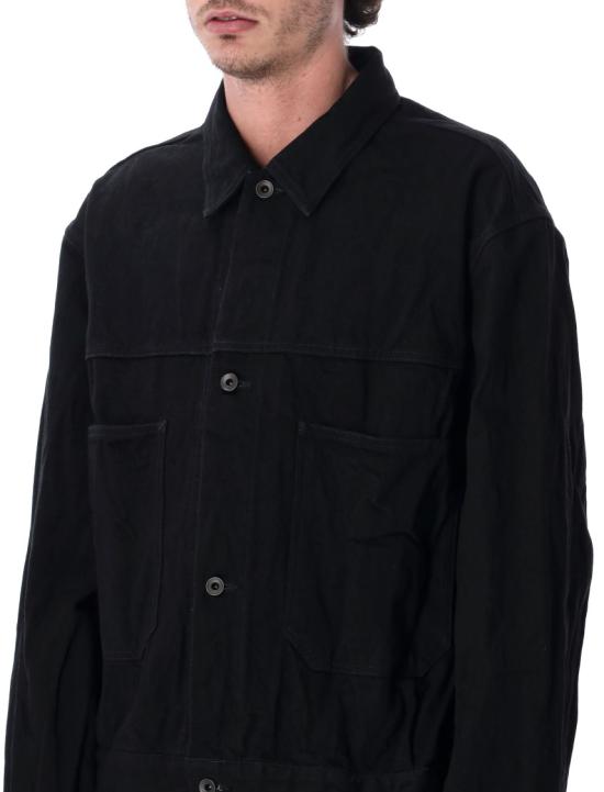 26SS 스튜디오 니콜슨 데님 자켓 SNM1225BLACK Black - STUDIO NICHOLSON