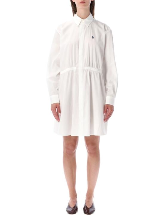 26SS 폴로 랄프로렌 미디 원피스 211B19986003 White