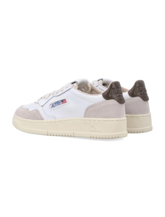 26SS 오트리 메달리스트 로우 레더 스니커즈 AULWLS15WT White - AUTRY