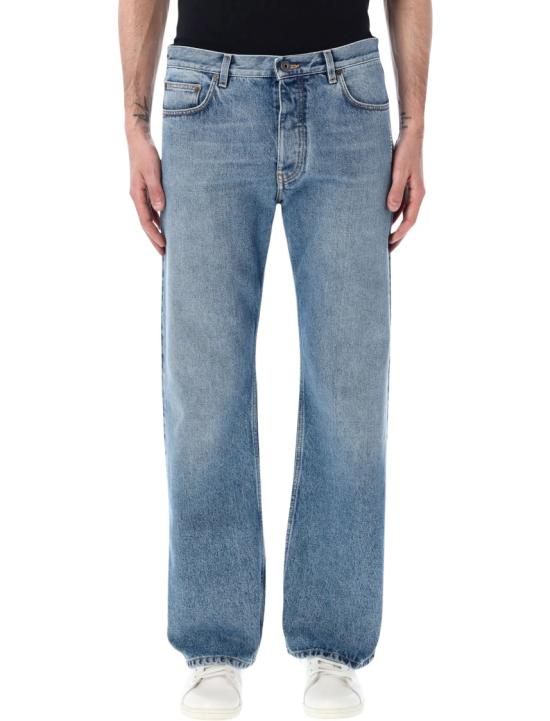 26SS 오프화이트 데님 팬츠 OMYA18JS26DEN0024000 Blue