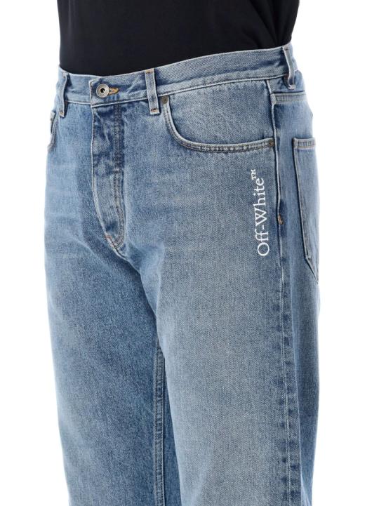 26SS 오프화이트 데님 팬츠 OMYA18JS26DEN0024000 Blue - OFF WHITE