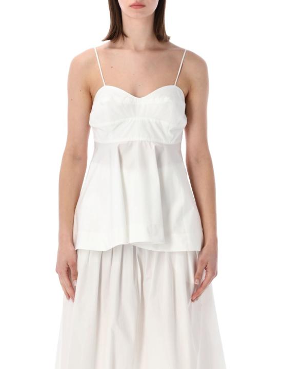 26SS 로에 민소매 티셔츠 41920126100 White