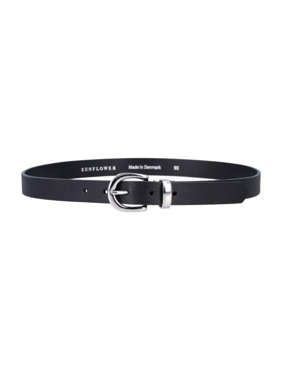 26SS 선플라워 가죽 벨트 8021 2BLACK Black - SUNFLOWER
