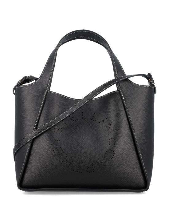 26SS 스텔라 맥카트니 로고 크로스바디 토트백 513860WP00571000 Black