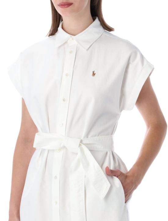 26SS 폴로 랄프로렌 미디 원피스 211A12907002 White - POLO RALPH LAUREN