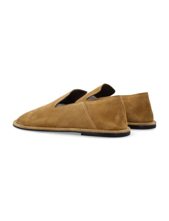 26SS 아미 탠 소 가죽 미디 로퍼 USV059AL0091236 Brown - AMI