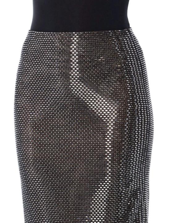 26SS 셀프 포트레이트 미디 스커트 SS26169MSKBBLACK Black - SELF PORTRAIT