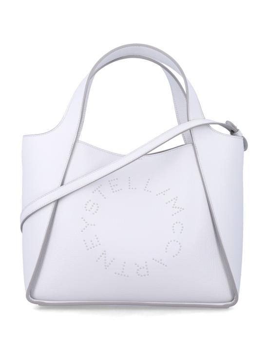 26SS 스텔라 맥카트니 로고 크로스바디 토트백 513860WP05631705 White