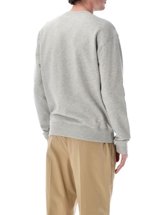 26SS 아미 빅 하트 로고 코튼 니트 스웨트셔츠 USW787730A161 Grey - AMI