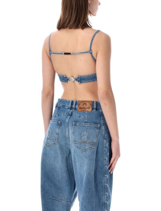 26SS 마린세르 민소매 티셔츠 WTO465ACDEN0002BL05 Blue - MARINE SERRE