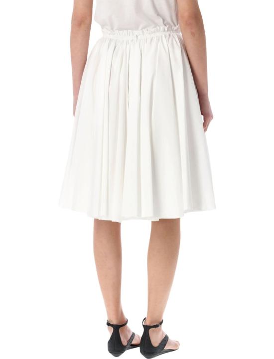 26SS 아미 코튼 미디 코롤라 스커트 FSK444CO0063100 White - AMI