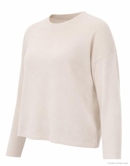26FW 아라고나 긴팔 티셔츠 D3307TF Neutrals - ARAGONA