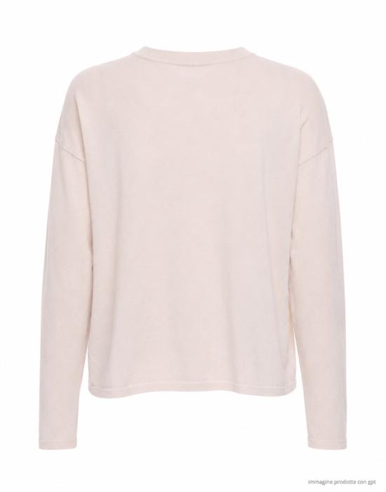 26FW 아라고나 긴팔 티셔츠 D3307TF Neutrals - ARAGONA