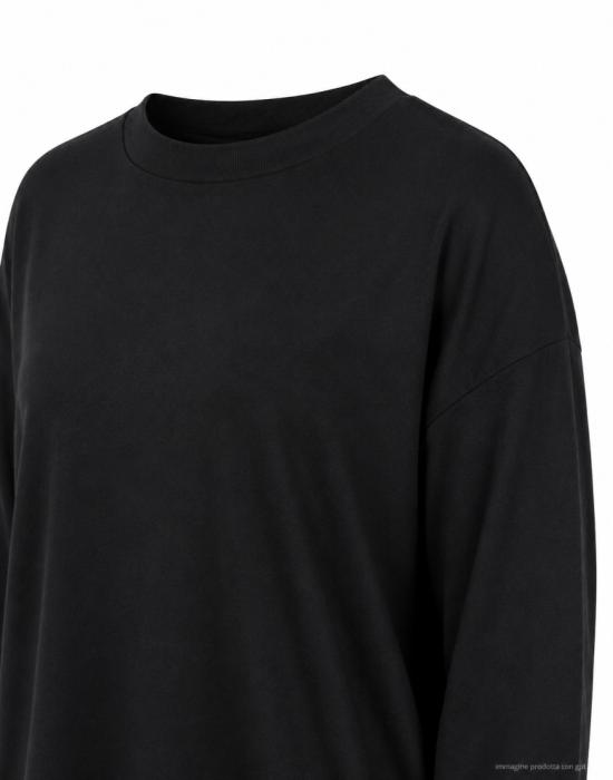 26FW 아라고나 긴팔 티셔츠 D3307TF Black - ARAGONA