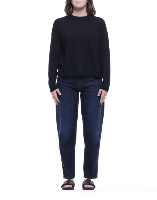 26FW 아라고나 긴팔 티셔츠 D3307TF Black - ARAGONA