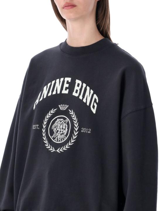  애니빙 긴팔 티셔츠 A0812679VTG3VINTAGE BL Black - ANINE BING