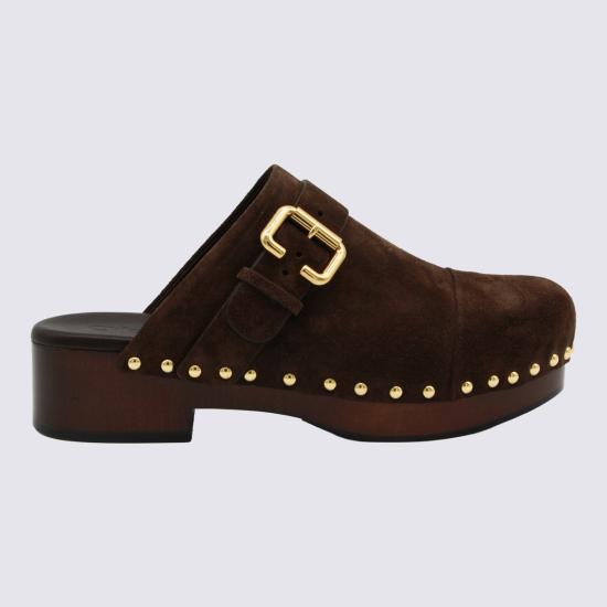 26FW 끌로에 뮬/슬리퍼 CH26S12ZRY 27Z CHOCOLATE BROWN