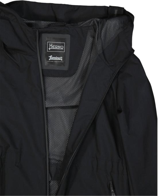  에르노 후드 티셔츠 GI00057DL111069300 BLACK - HERNO