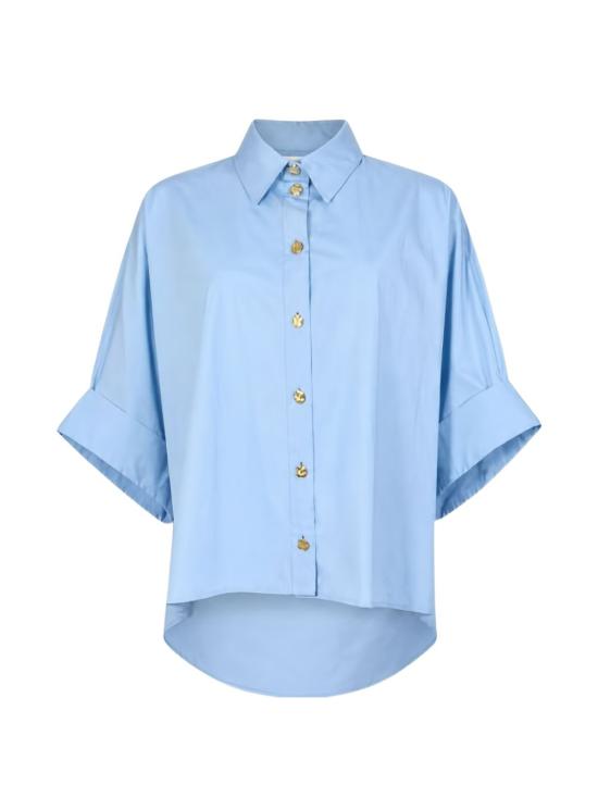 26SS 리우조 셔츠 CA6255 T039AP9580 Cielo azzurro - LIU JO