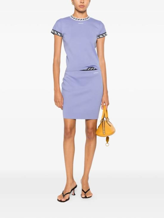 26FW 베르사체 숏 스커트 10257681A18356 1LK20 Viola - VERSACE
