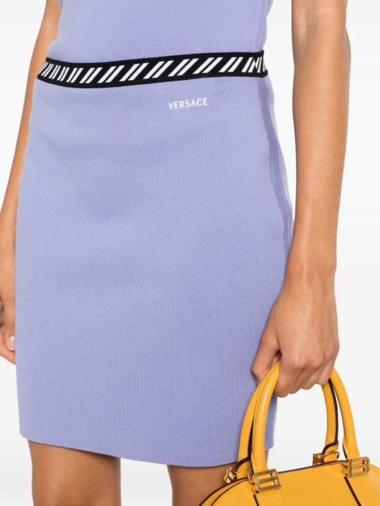 26FW 베르사체 숏 스커트 10257681A18356 1LK20 Viola - VERSACE
