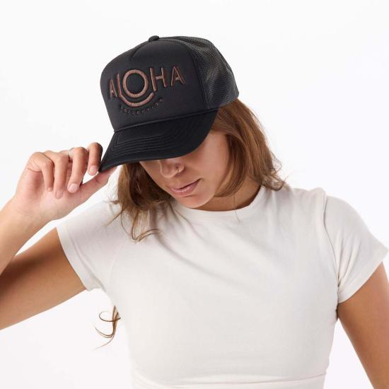  Aloha 볼캡 알로하 트러커 햇 토피/블랙 - OTHER BRANDS