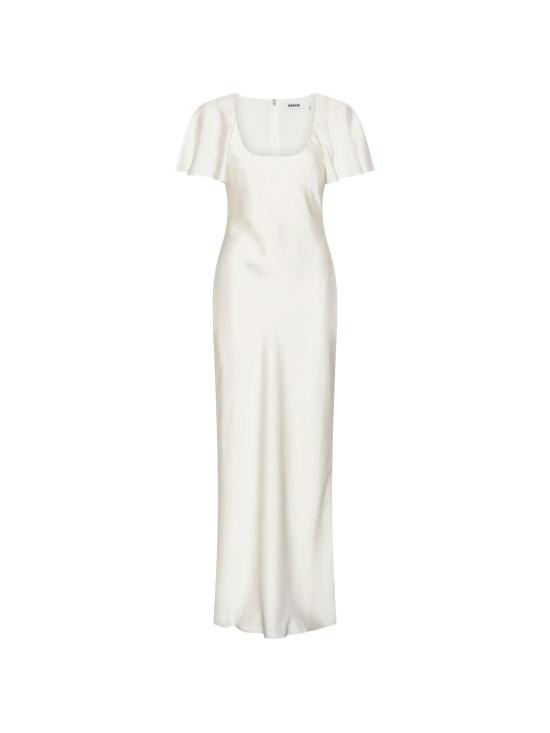 26FW 로테이트 롱 원피스 116338 857 Bianco