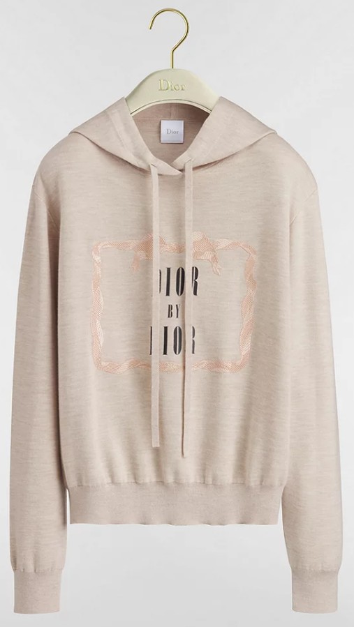 26SS 디올 후드 티셔츠 624S38E1097 1200 BEIGE