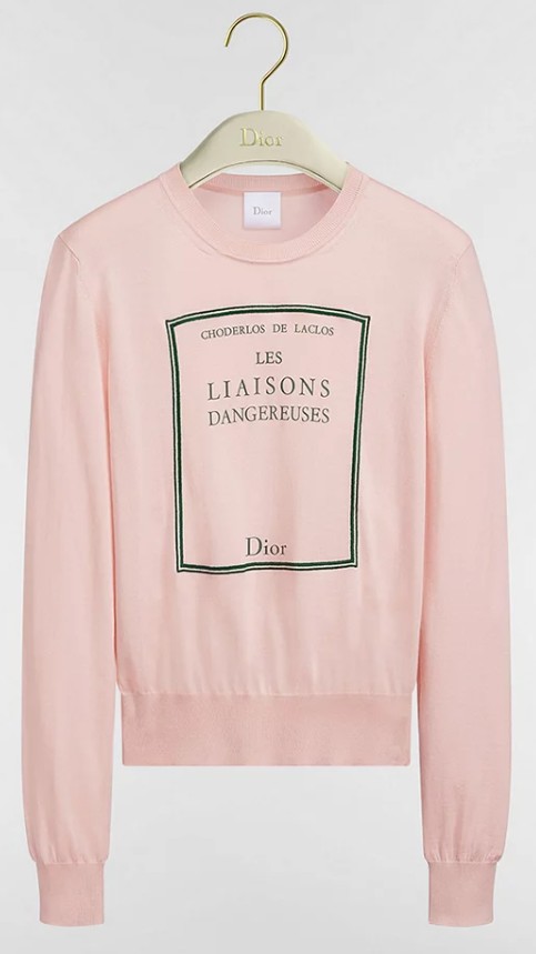 26SS 디올 스웨터 624S37F6015 4100 ROSE